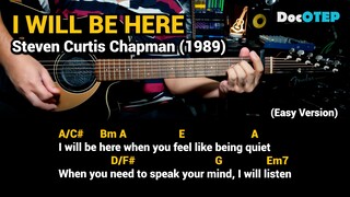 I Will Be Here - Steven Curtis Chapman (1989) Easy Guitar Chords Tutorial with Lyrics Part 2 REELS