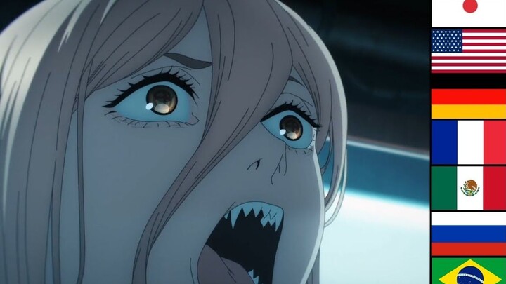 [ Chainsaw Man ] Pava says "Oh?!" in 7 languages