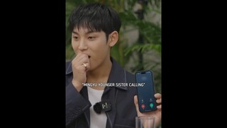 MINGYU calling his sister than there's HOSHI calling his sister🤣😆#seventeen#hoshi#the8mingyu