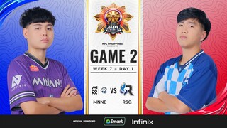 MPL PH S13 - W7D1 - MNNE vs RSG - GAME 2