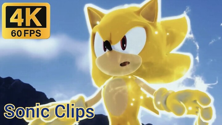 Sonic Clips for Edits (4K 60FPS) / Sonic Frontiers