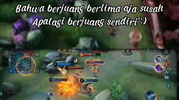 berjuang berlima aja susah apa lagi solo