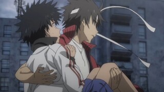 Dear Mikoto! Do you know what a domineering man is? – Kamijou Touma & Sogiita Gunha