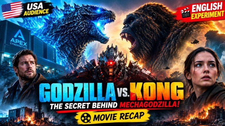 Godzilla vs. Kong (2021) — The Secret Behind Mechagodzilla! | English Movie Recap 🇺🇸