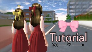 How to change the Ribbon colour 🎀| Sakura School Simulator tutorial