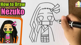 How to Draw Nezuko Easy สอนวาดรูปเนซึโกะครึ่งตัวง่ายๆ สอนวาดรูปดาบพิฆาตอสูร