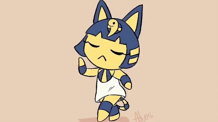 [Ankha] Video một chú mèo Ai Cập đang nhảy