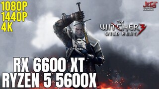 The Witcher 3: Wild Hunt | Ryzen 5 5600x + RX 6600 XT | 1080p, 1440p, 4K benchmarks!