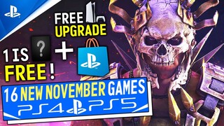 16 BIG Upcoming NEW November PS4/PS5 Games! New FREE Game, Free PS5 Upgrade + More! (New Games 2022)