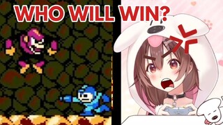 Korone being bullied by Gorillas in Megaman