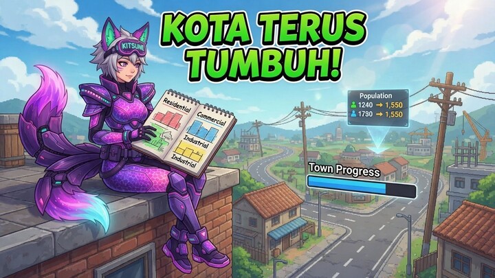 Melanjutkan Pembangunan Kota Kecil - TheoTown Gameplay Indonesia Part 2
