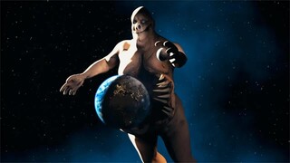 The Chaos Giant devoured the starry sky, treating the Earth as a delicacy, and ripped open its belly