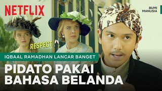 Menggugah! Pidato Iqbaal Ramadhan Dalam Bahasa Belanda 🔥 | Bumi Manusia | Clip