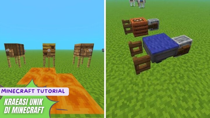 TAMAN DI MINECRAFTMU KURANG DEKORASI? TONTON INI AJA-MINECRAFT TUTORIAL