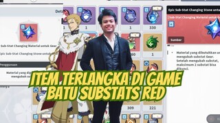 ITEM TERLANGKA DI GAME BATU SUBSTATS RED 🍀 BLACK CLOVER MOBILE