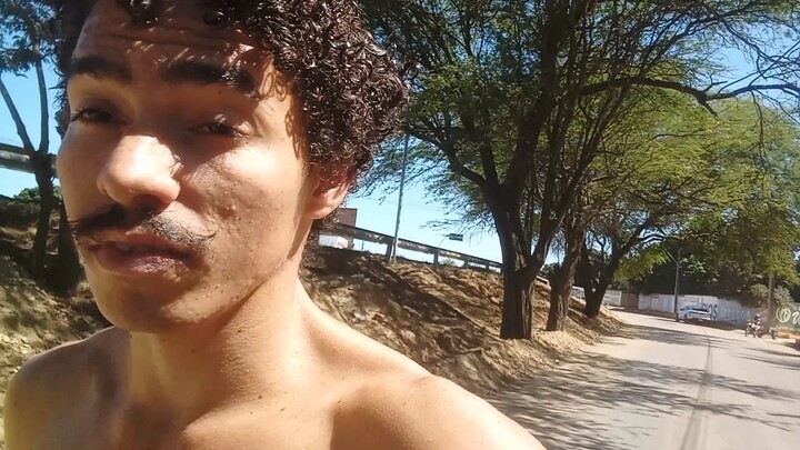 Cardio 4,5 km sol quente demais logo após uma volta pela city