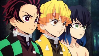 demon slayer the funny trio (Tanjiro, zenitsu and inosuke)