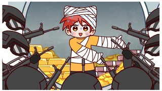 【轰】就是你™69岁拄拐抢金库？！
