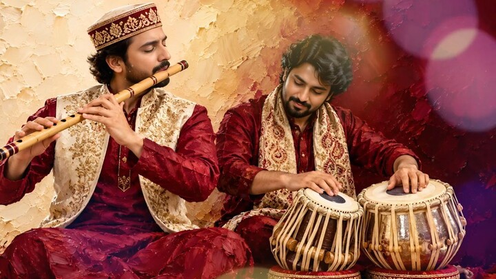 Peaceful Bansuri Flute & Tabla for Yoga and Relaxation