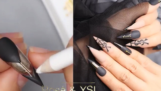 Các bộ nails phong cách Blackpink #beauty