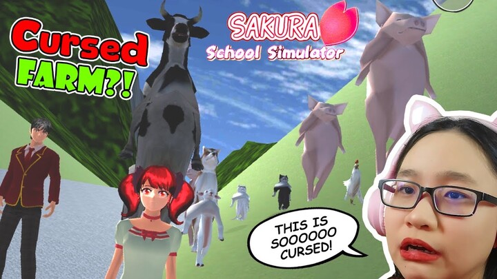 Sakura School Simulator Gameplay - CURSED FARM?! - Let's Play Sakura School Simulator!!!