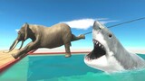 Pulled and Eaten by Aquatic Monsters - Animal Revolt Battle Simulator