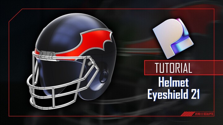 Capacete - Helmet Eyeshield 21 Tutorial - Plasticity 2025.3