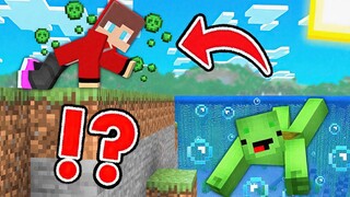 JJ and Mikey Can ONLY BREATHE IN WATER in Minecraft Funny Challenge - Maizen Mizen JJ Mikey