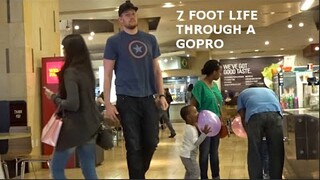 THE LIFE OF A 7 FOOT GUY (through a gopro) | 7footvlogs