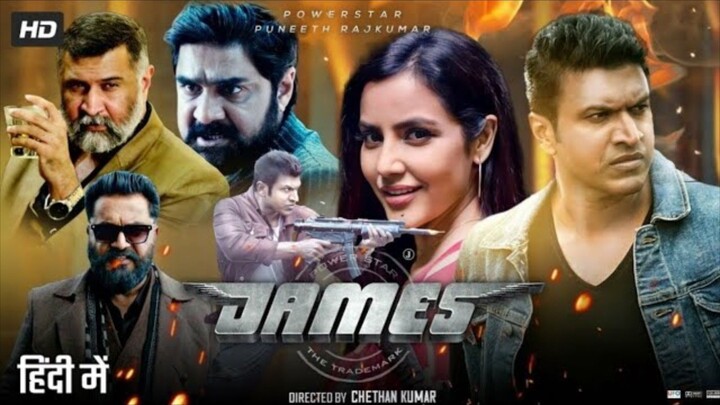 James - Hindi Dubbed - 2022- Puneeth Rajkumar, Priya Anand, R. Sarathkumar, Anu Prabhakar, Srikanth