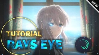 AMV Tutorial, Rays eye/glow, shine Effect Alight Motion