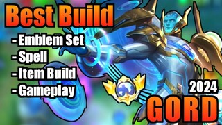 GORD BEST BUILD 2024 | TOP 1 GLOBAL GORD BUILD | GORD - MOBILE LEGENDS | MLBB