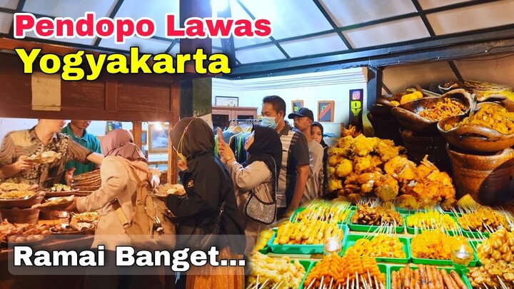 Angkringan Pendopo Lawas Di Dekat Keraton Yogyakarta Ramai Banget | Kuliner Jogja