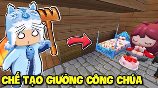 MEOWPEO SINH TỒN PHIÊN BẢN MỚI: THỬ THÁCH CHẾ TẠO GIƯỜNG CÔNG CHÚA NÂNG CẤP PHÒNG NGỦ MINI WORLD