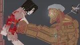 Armored Titan Attacks Wall Maria (Attack on Titan) in People Playground
