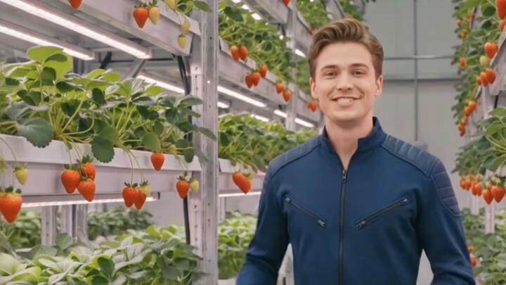 Robots Harvesting Strawberries In Skyscrapers! 🤖 #Shorts