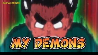 rock Lee vs Gaara, [AMV] my demons