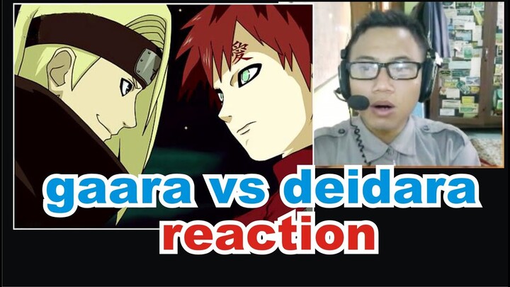 INDONESIA REACTION : kekuatan sukaku yg sebenarnya, gaara vs deidara