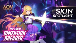 Tel'Annas Dimension Breaker Skin Spotlight - Garena AOV (Arena of Valor)