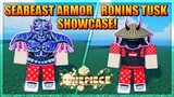 Seabeast Armor and Ronins Tusk Showcase and How To Get It in A One Piece Game