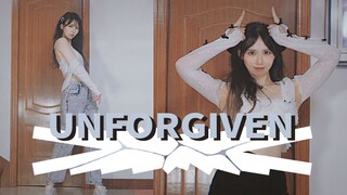 【Q酱竖屏】内有猫猫赏脸伴舞！LE SSERAFIM-UNFORGIVEN 半曲换装翻跳