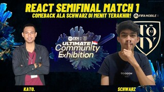 React Semifinal Match 1! Comeback Ala Schwarz di menit terakhir! | FIFA Mobile Indonesia