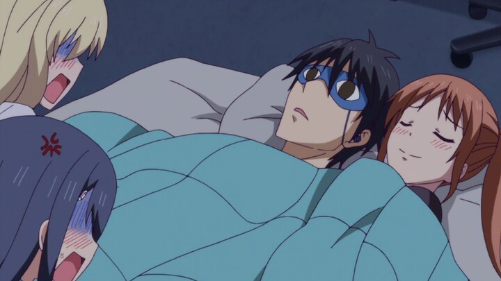 Tantangan Jangan Tertawa dibuka dengan gaya anime, dan para pelacur menyelinap ke kamar tidur majika