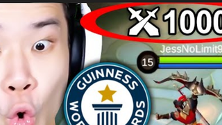 JESS NO LIMIT PECAHKAN REKOR 1000 KILL DI MOBILE LEGEND 🔥