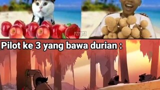 alasan pilot ke3 bawa durian