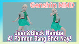 [Genshin, MMD, Jean&Black Mamba] A! Paimon Đáng Ghét Này!