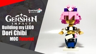 LEGO Genshin Impact Dori Chibi MOC Tutorial | Somchai Ud