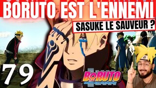 PLOT TWIST DE GÉNIE! BORUTO EST SEUL! KAWAKI UZUMAKI! SASUKE À L'AIDE? -  BORUTO 79 - REVIEW MANGA