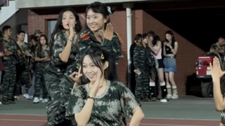 【军训舞蹈】北体大一军训汇演！元气满满的talk that talk翻跳！