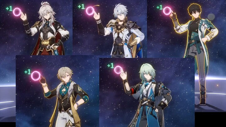 [Honkai Impact: Star Rail] Spark of Romance for All Male Characters (as of Version 4.0)